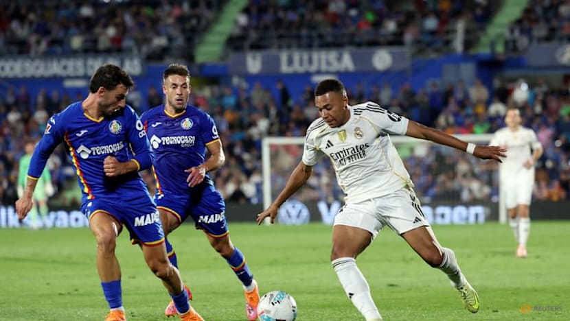 Mbappe scores again to send Real top in nervy 1-0 win at Getafe