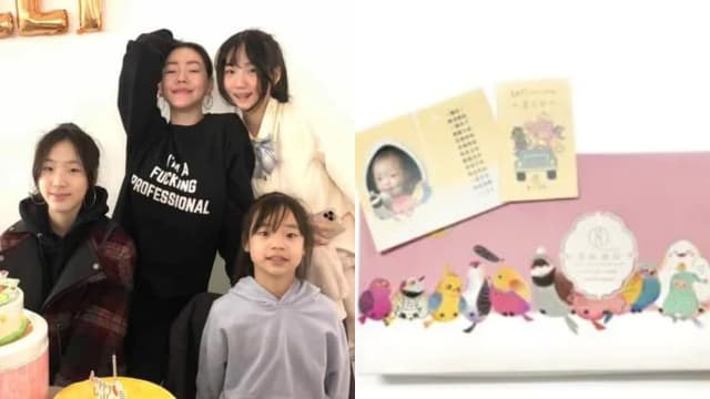 收到黄子佼爱女弥月礼　小S要回送3个女儿签名照