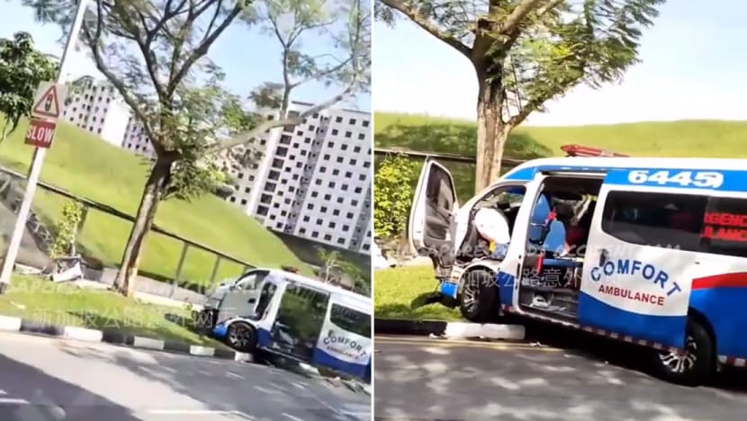 60-year-old ambulance driver dies after crashing into tree along Sengkang East Road
