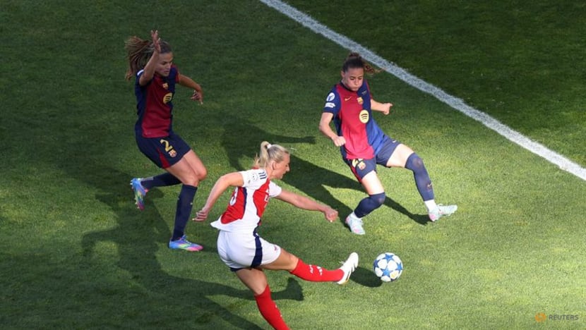 Arsenal stun Barca to win Champions League with late Blackstenius goal Arsenal stun Barca to win Champions League with late Blackstenius goal