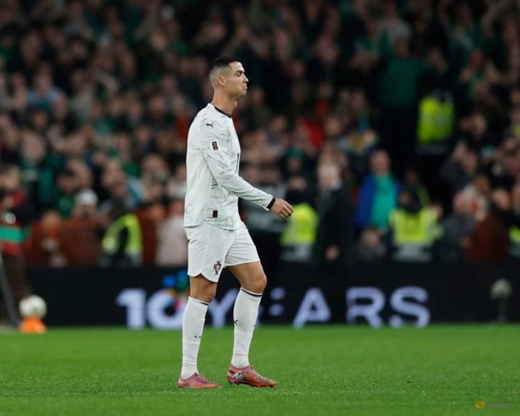 Portugal manager Martinez says Ronaldo red card was harsh