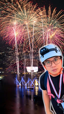 POV: You’re covering NDP from a rooftop