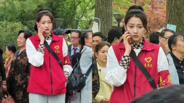 关晓彤零修图曝光　身穿制服网呼“太美了”