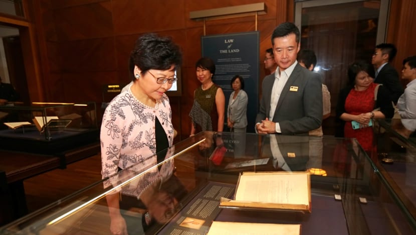 Carrie Lam lauds close Singapore-Hong Kong ties, looks ahead to closer bonds