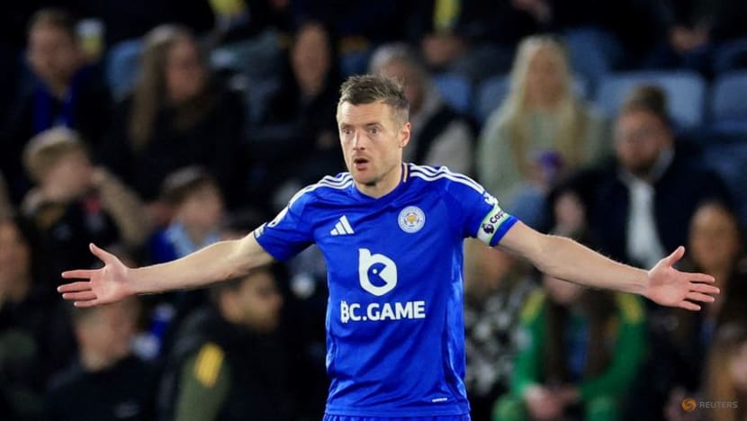 Angry Vardy slams relegated Leicester's 'miserable' season