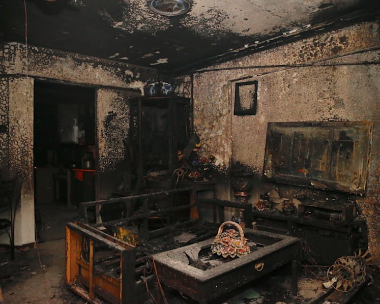 Dramatic escape for family of 13 as fire caused by e-bike battery engulfs neighbour's flat
