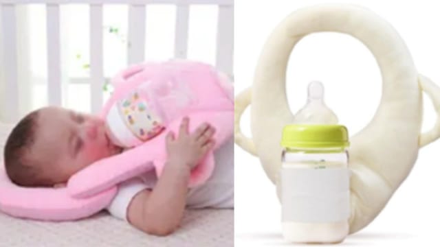 婴儿自助喂奶枕头有风险 当局警告或导致呛咳窒息