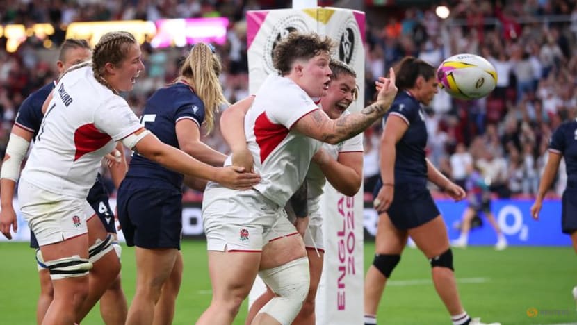 Eleven-try England start Women's Rugby World Cup with dominant showing Eleven-try England start Women's Rugby World Cup with dominant showing