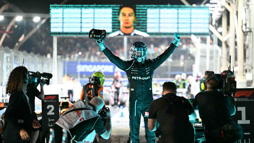 Russell juara Grand Prix SG, McLaren raih kejuaraan pasukan