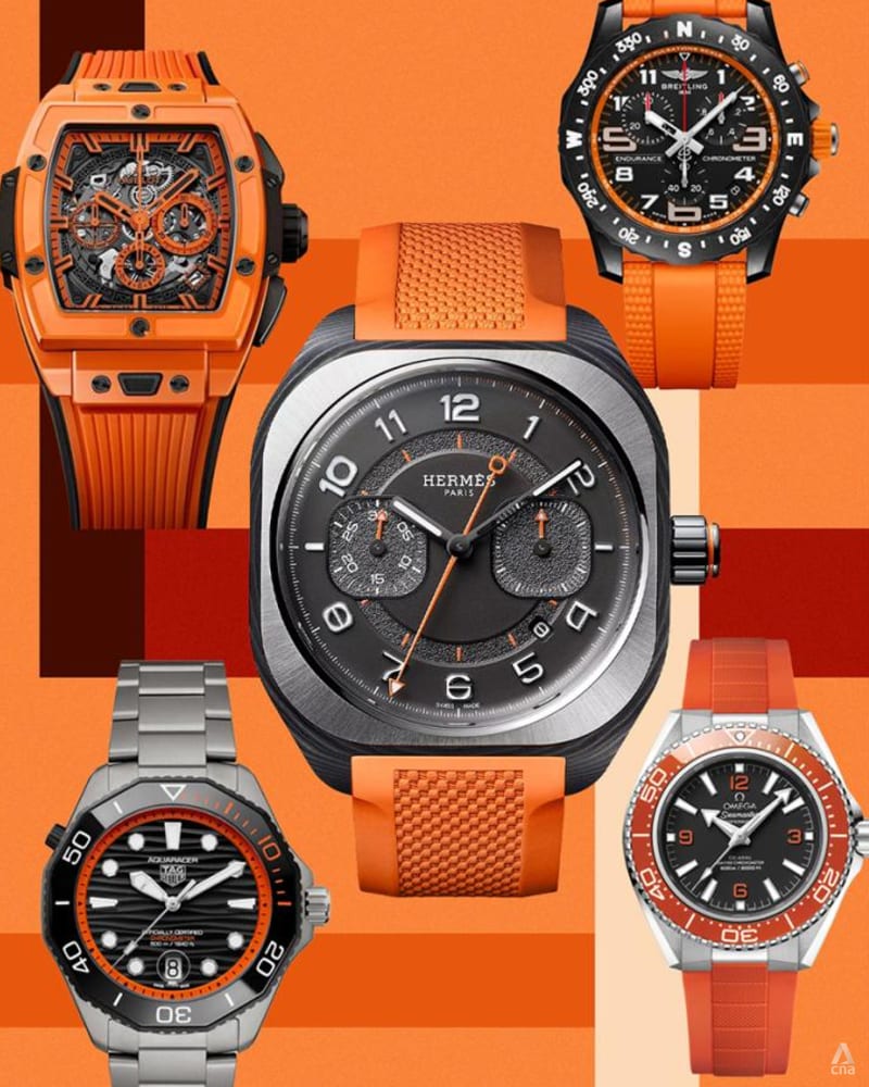 Orange crush: Luxury timepieces that make a bold statement