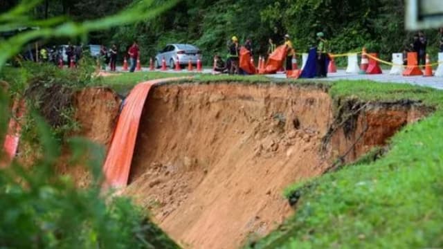 云顶半山土崩遗物遭窃 公务员被捕助查