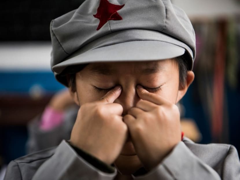 Chinese children learn patriotic spirit at 'Red Army school'