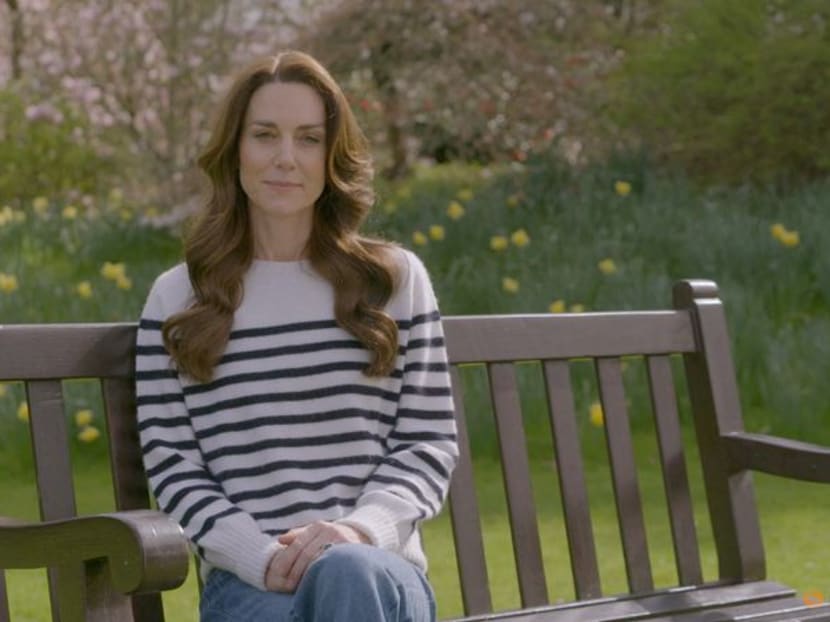 Britain's Catherine, Princess of Wales, appears in this still image from a handout video released March 22, 2024, in which she announced that she is undergoing preventative chemotherapy after cancer was found to have been present, following her abdominal surgery in January.