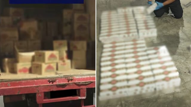 番茄箱藏上千条漏税烟 24岁马国司机被捕