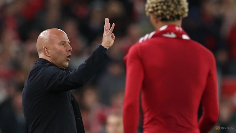 Liverpool boss Slot blasts 'stupid' Ekitike for red card after scoring