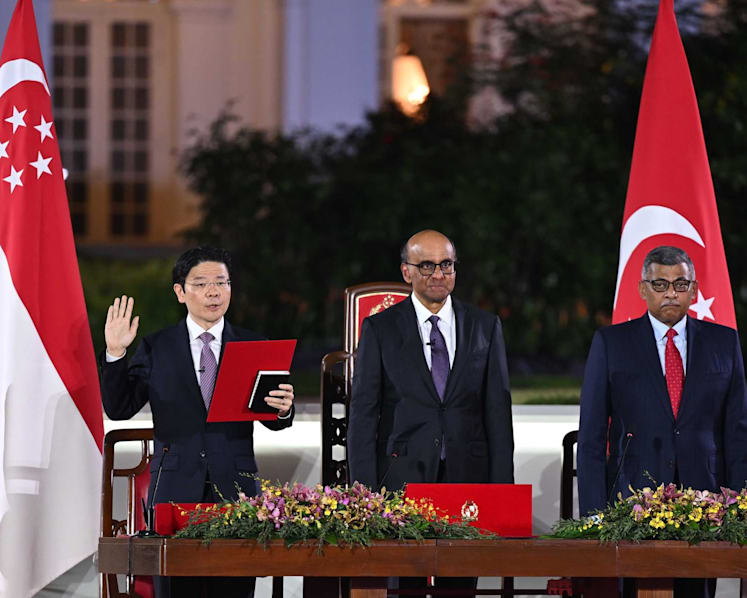 In pictures: Swearing-in of Lawrence Wong as Singapore's 4th prime minister