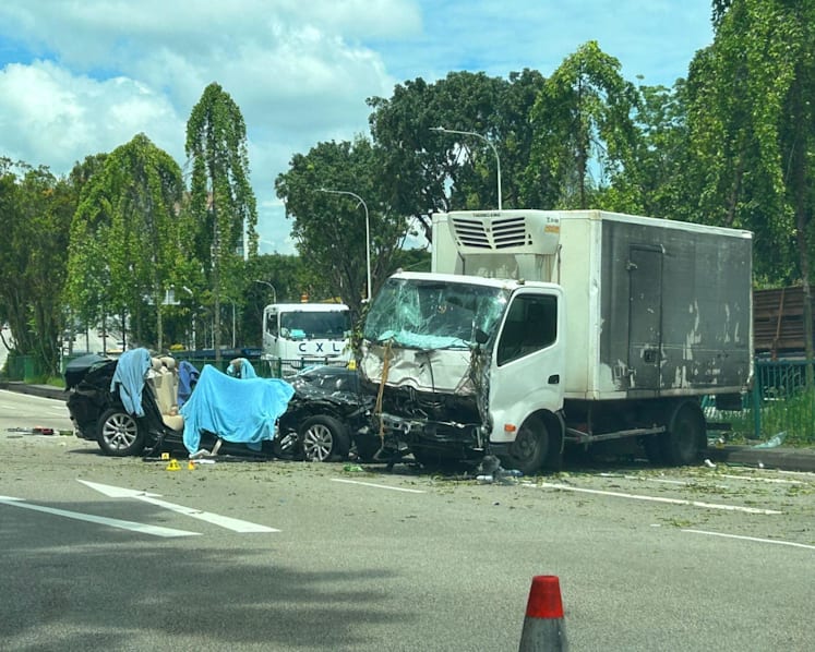 70-year-old man dies after accident along Upper Thomson Road; lorry driver arrested