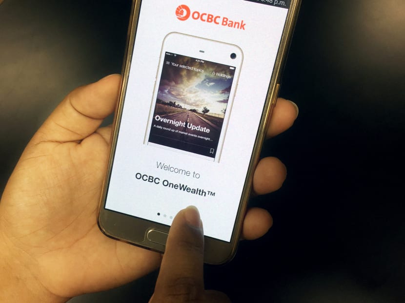 OCBC launched OneWealth that offers everyone, from beginners to seasoned investors, the ability to obtain investment suggestions on their phone, monitor their investments and receive personalised mobile alerts. TODAY FILE PHOTO OCBC launched OneWealth that offers everyone, from beginners to seasoned investors, the ability to obtain investment suggestions on their phone, monitor their investments and receive personalised mobile alerts. TODAY FILE PHOTO
