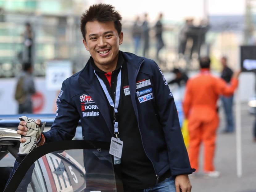 Nelson Loh at the Sepang racing circuit in Malaysia, in a photo posted on Facebook in 2017.