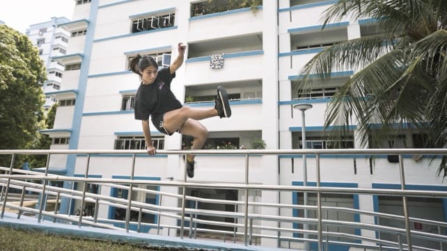 She teaches parkour to empower women and kids – and change the public’s perceptions about the sport
