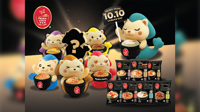 #sgdeals Prima Taste推限量鱼尾狮盲盒　买两包拉面就送！