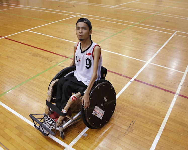 Singapore wheelchair rugby athletes at home in rough sport