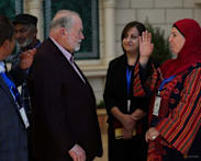 US ambassador visits Palestinian town amid rise in West Bank settler violence