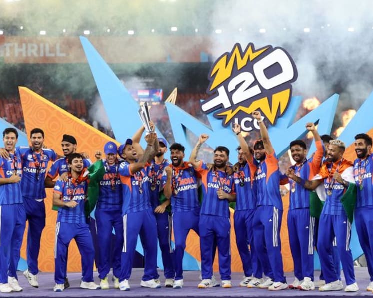 Rampant India complete T20 World Cup treble, NZ fall short again
