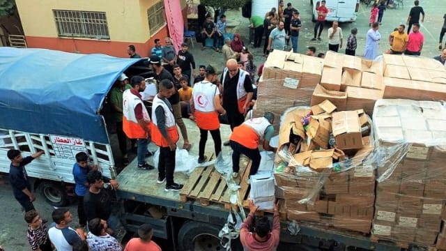 以军对卡萨展开袭击以来 已有超过7000名巴勒斯坦人死亡