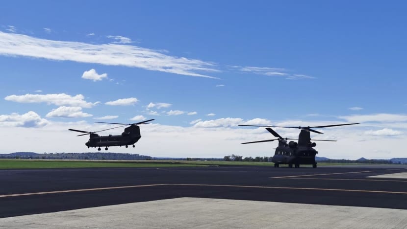 RSAF deploys 2 helicopters to support flood relief efforts in Australia