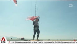 Singapore's Max Maeder secures kitefoiling gold with a day to spare