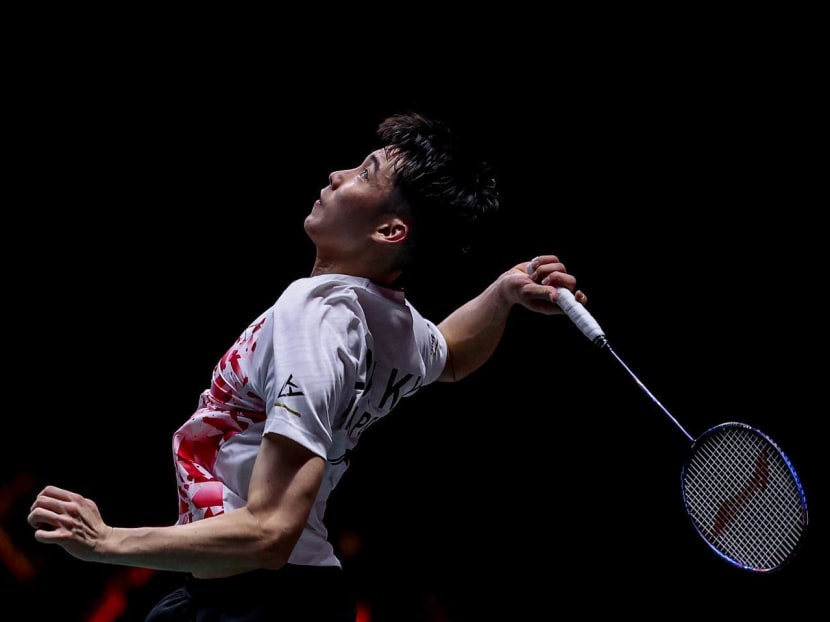 Loh Kean Yew at the Badminton World Federation (BWF) World Tour Finals in Bangkok in his match against Chinese Taipei's Chou Tien-chen on Dec 7, 2022. Loh Kean Yew at the Badminton World Federation (BWF) World Tour Finals in Bangkok in his match against Chinese Taipei's Chou Tien-chen on Dec 7, 2022.
