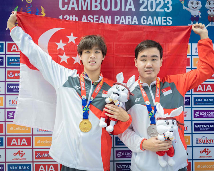 Singapore swimmers claim three golds, break two meet records at ASEAN Para Games