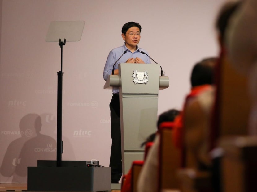 Deputy Prime Minister Lawrence Wong speaking at the launch of a Forward Singapore exercise on June 28, 2022. Deputy Prime Minister Lawrence Wong speaking at the launch of a Forward Singapore exercise on June 28, 2022.