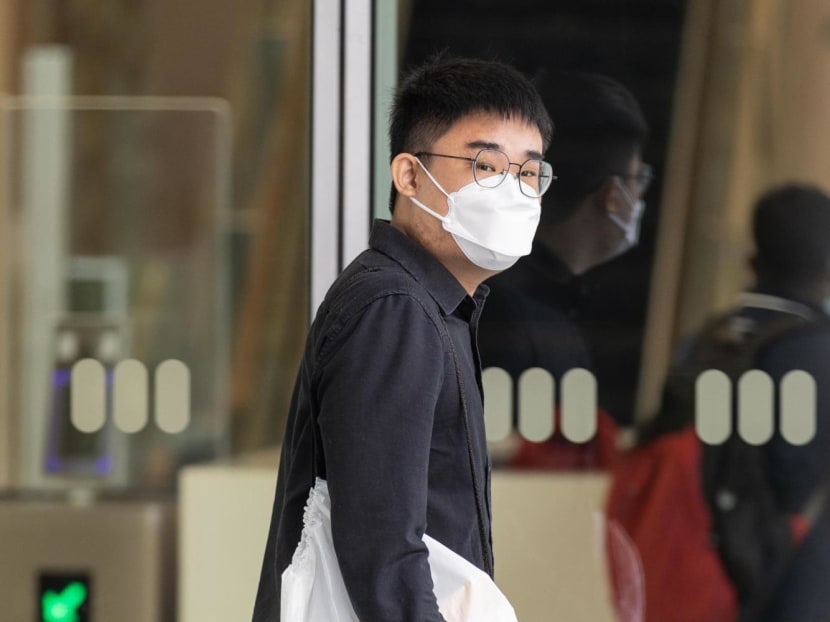 Ang Yuan Jie (pictured) pleaded guilty to a charge of voyeurism.