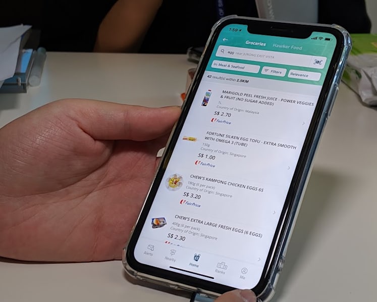 New app lets consumers compare grocery, hawker prices in Jurong West, Tampines, Toa Payoh