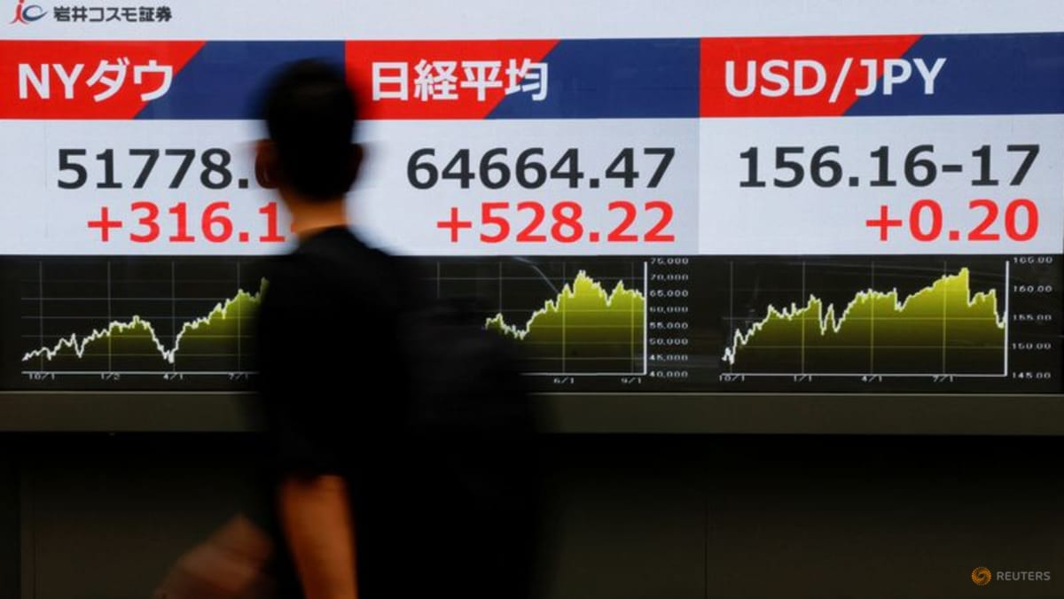 Stocks rise as oil dips, yen weakens after BOJ hikes as expected - CNA