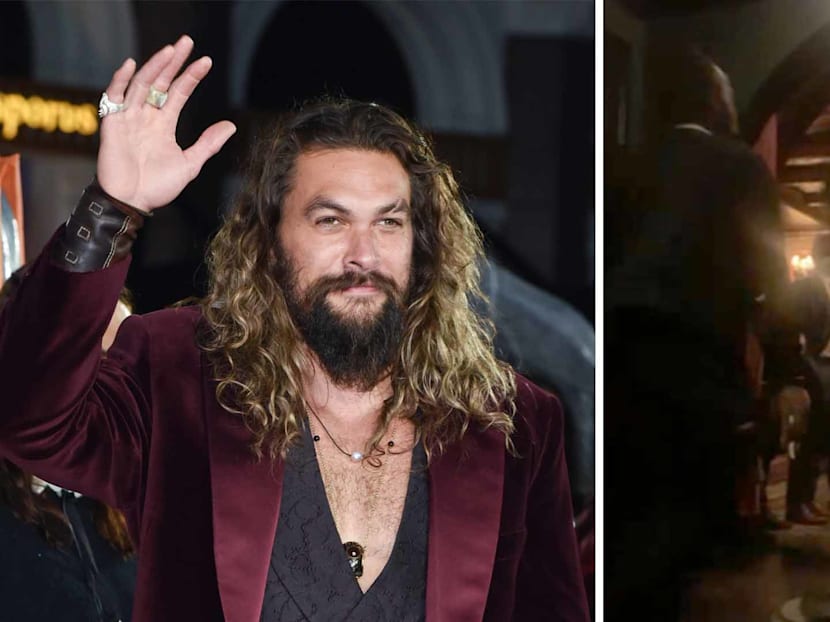 Jason Momoa Carried Rowdy Drunk Man In Bearhug Out Of New York Bar