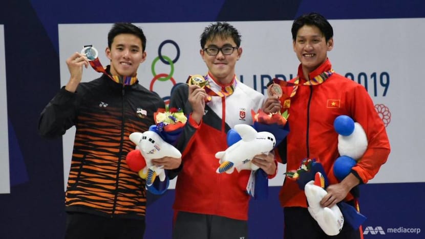Singapore’s young swimmers smash national, personal records at SEA Games