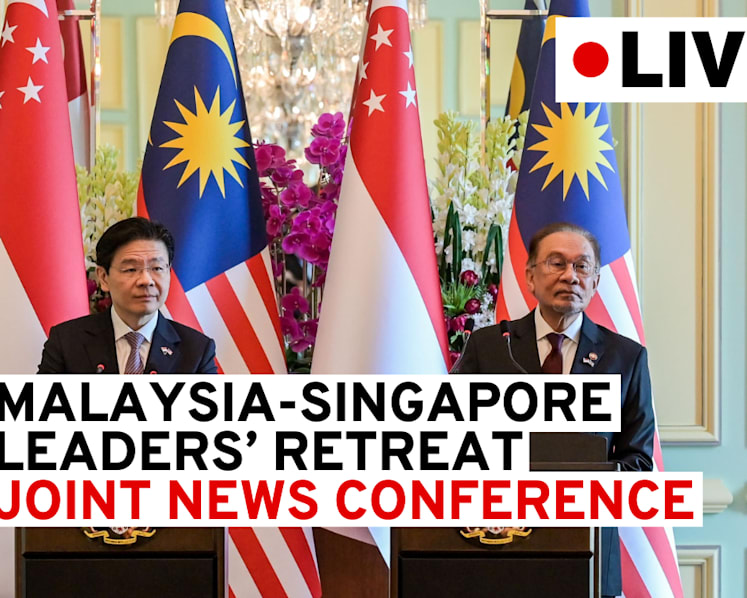 Watch: Malaysia-Singapore Leaders' Retreat joint news conference by PMs Lawrence Wong, Anwar Ibrahim
