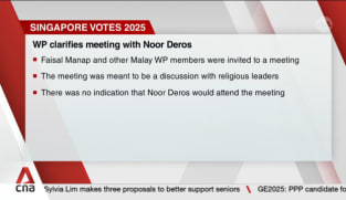GE2025: WP clarifies details of meeting with Noor Deros