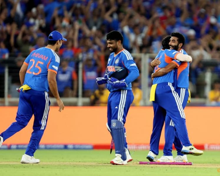 Samson rises from year of struggle to become India's World Cup hero