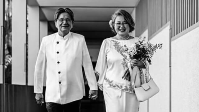 林瑞莲晒婚纱照 与柯金松结为夫妻
