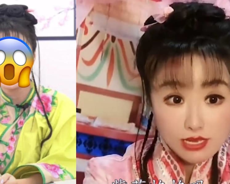 Ruby Lin Impersonator Shocks Netizens When She Forgets To Turn On Beauty Filter During Live Stream
