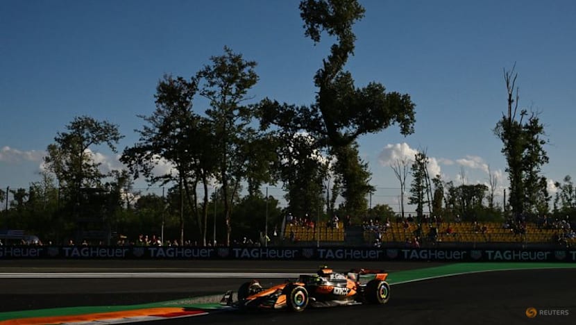 Ferrari fly but Norris fastest in Monza practice