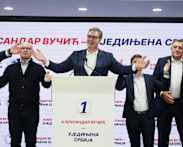 Serbia's Vucic concedes defeat in historic election win for student protest movement