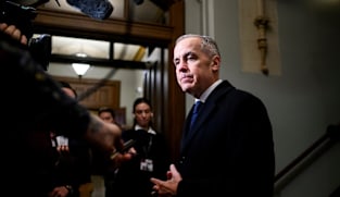 Emotional Carney says 'we will get through this' after rare school shooting in Canada