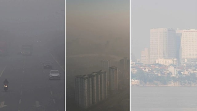 河内空气PM2.5浓度超标数倍 居民犹如日抽两根香烟