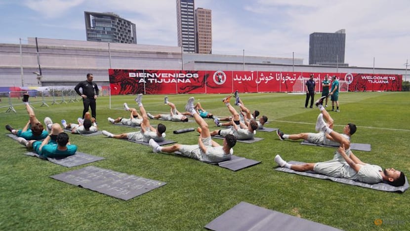 Iran players conduct first open practice at Tijuana camp