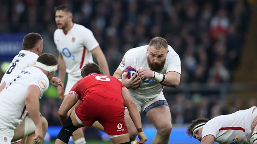 Right royal mix-up - Princess Anne mistakes England prop Heyes for TV star Marler